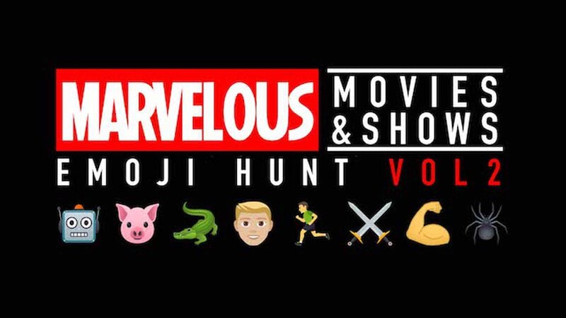 Marvelous Movies & Shows Emoji Hunt Vol 2